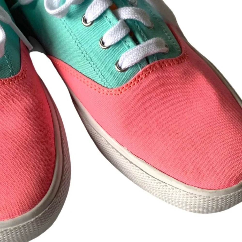 Sperry Top Sider Pier Wave Sneakers Boat Shoes Womens Size 5 Beachy Summer